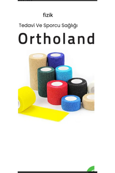 Ortholand 7.5mx4.5cm KENDİSİNE YAPIŞAN COBAN BANDAJI ( 10 ADET )