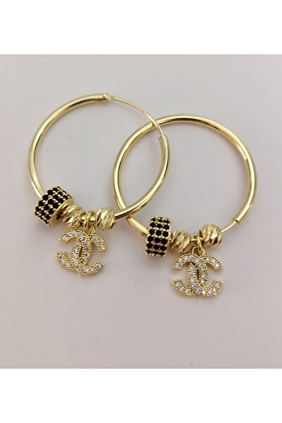 OEM Σκουλαρίκια στερεά επιχρυσωμένα με χρυσό 14 καρατίων