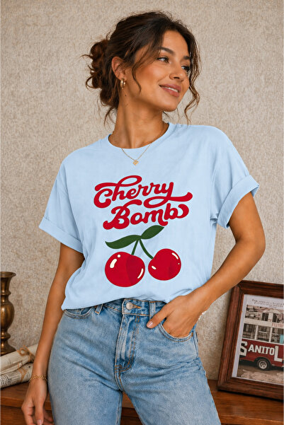 ZİYMO CHERY BOMB Τυπωμένο Υπερμεγέθες Μπλουζάκι