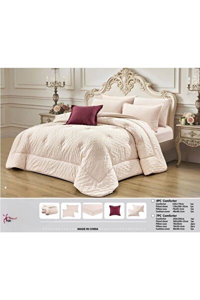 Moon Summer Duvet Set Jozarah Nefir 7 Pieces Classic Embossed Design
