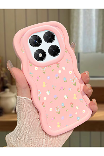 ucuc Redmi Note 14 Pro 4G Uyumlu Pembe Silikon Kılıf Kamera Korumalı Darbe Em...