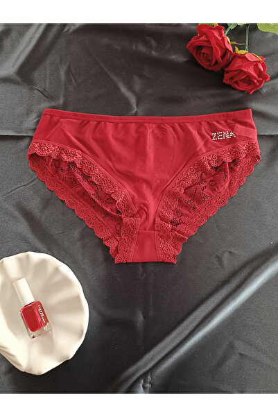 ZENA UNDERWEAR ملابس داخلية نسائية من Ava مزينة بفيونكة ودانتيل كامل مع نافذت...