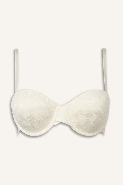 DeFacto Σουτιέν στράπλες με δαντέλα και επένδυση από δαντέλα G6708AX26SP