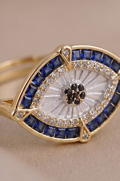 Margovera Sapphire Göz Tasarım Yüzük