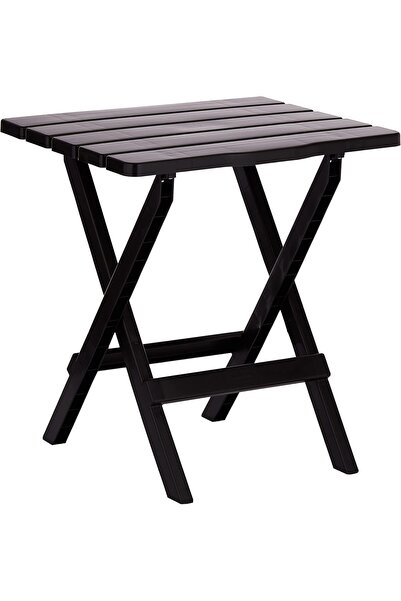 Cosmoplast Portable Folding Camping Table, Dark Brown, IFOFXX080DW, Polypropy...