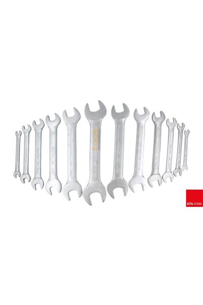 CETA FORM 12'li Açık Ağız Uzun Anahtar Takımı Plastik Klipsli 6-32mm B09-P12