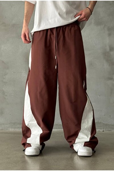 serline Baggy Parachute Fabric Stopper Leg Sweatpants