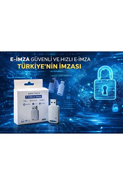 ArkSigner ARKİMZA E-İMZA 1 YILLIK KOLAY KURULUM ÜCRETSİZ TEKNİK DESTEK E-DEVL...
