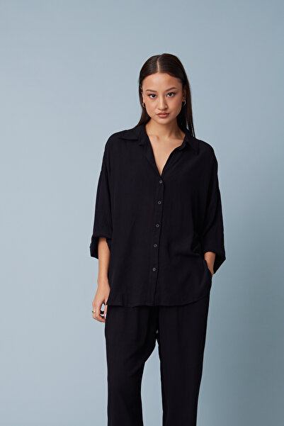 Nisan Draped Comfortable Shirt