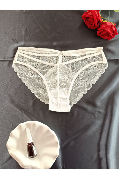 ZENA UNDERWEAR April Front Ring Detailed Waist Elastic Band Detailed Women's ...