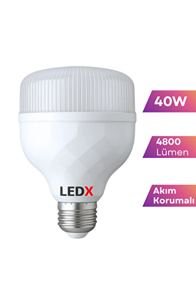 LEDX 40W Kristal Torch LED Ampul E27 Duy 4800 Lümen