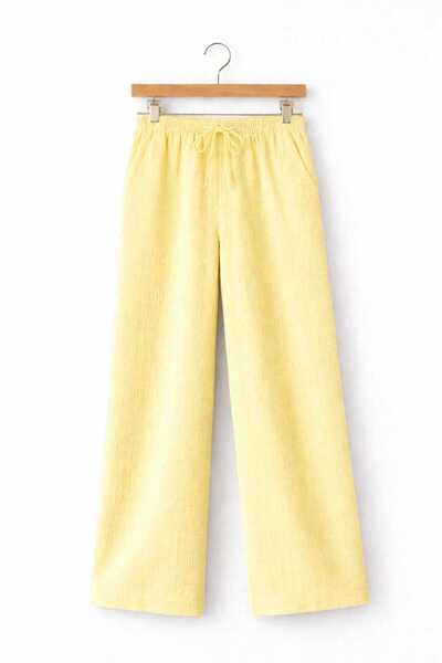 MODA παντελόνι μουσελίνας