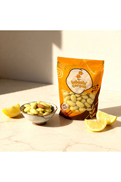 Leblebi Çarşısı Limon Aromalı Badem - 250 Gr