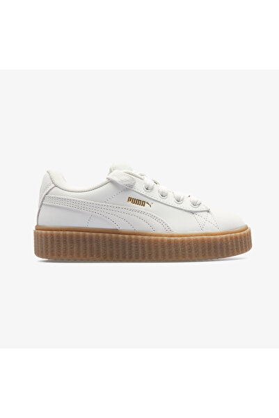 Puma Creeper Phatty Nubuck Çocuk Beyaz Spor Ayakkabı