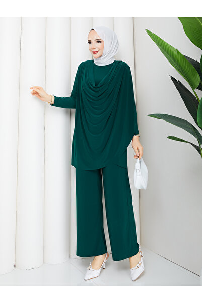 ECK MODA Γυναικείο σετ με παντελόνι και μπλούζα για τη νέα σεζόν, με κορδόνι ...