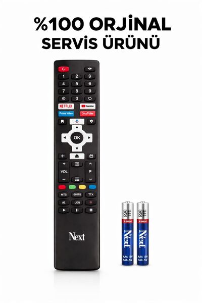 NEXT NEXTSTAR Next Google Android LED Tv Kumanda - Orjinal Ses Komutlu-2 adet...