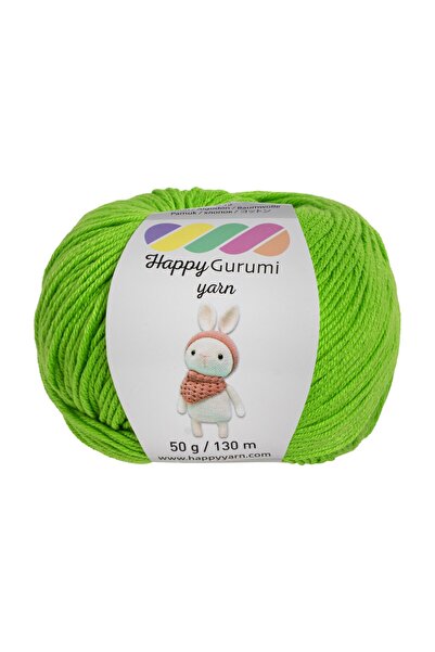 Kürkçü Han Happy Gurumi Soft Cotton Punch & Amigurumi İpi – 50 g (130 m) Yumu...