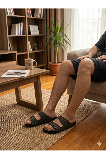 VIAJERO Ανατομική σόλα από φελλό Άνετα καθημερινά ανδρικά σανδάλια και παντόφλες