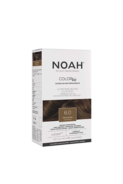 Noah Μόνιμη βαφή μαλλιών, χωρίς αμμωνία, με πρωτεΐνη ρυζιού και βιολογικό έλα...