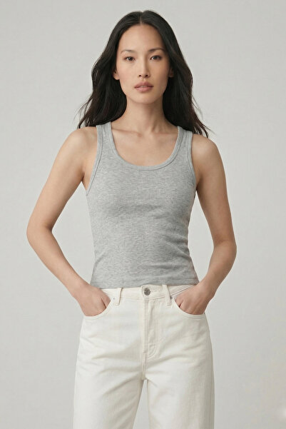 SMILE Gaia Gray 100% Cotton Basic Undershirt