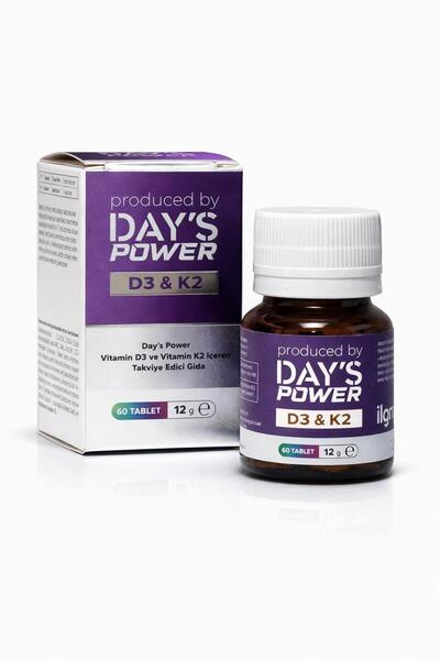 DAYS Day's Power D3 & K2 Vitamin Complex 60 Tablets – Immunity and Bone Support