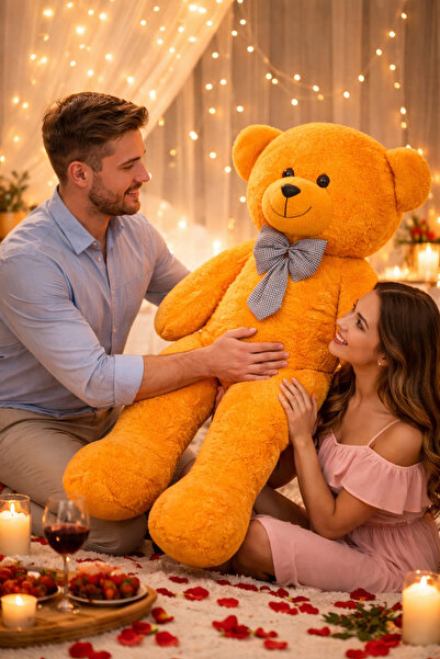 Özgüner Oyuncak 160140 Büyük Boy Peluş Ayıcık – Dev Sevgiliye Hediye Teddy Bear