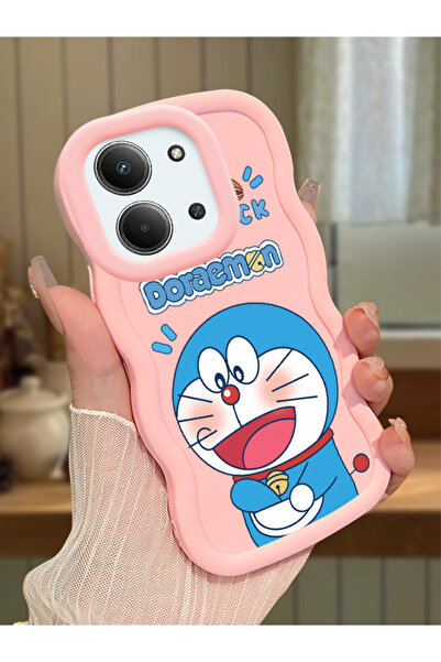 ucuc Redmi 15C 4G Uyumlu Pembe Silikon Kılıf Kamera Korumalı Darbe Emici Tasa...