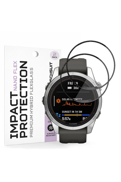 Techsuit Θήκη ρολογιού Garmin, Techsuit, Πλαστικό, Μαύρο