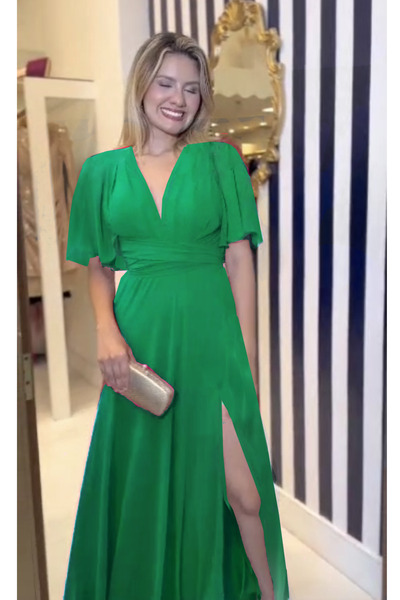 Tasha Boutique Κομψό φόρεμα με βέλο TSH390