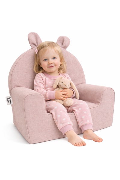 Twinkle Twins Fotoliu pentru copii Twinkle Twins, microfibra, umplutura din s...