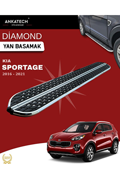 ANKATECH Kia Sportage 4 Diamond Krom Yan Basamak 173 Cm 2016-2021