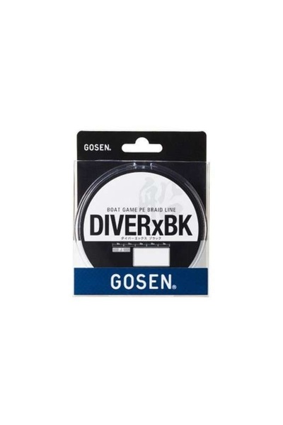 GOSEN Diver-X Bk Bot Game Pe 4 Knitted 300Mt Black Line Standard - 2 Pe