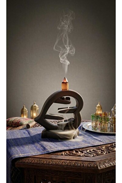 MERCANN Kalp Temalı Geri Akış Tütsüsü, Ev Dekorasyon, Obje, Biblo, Aşk, Tasarım.