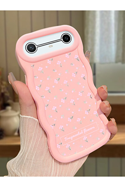 ucuc Tecno Spark Slim/Pova Slim Uyumlu Pembe Silikon Kılıf Kamera Korumalı Da...