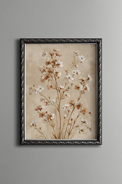 epiqart Wild Flowers - Vintage Patterned Frame - Slim Model