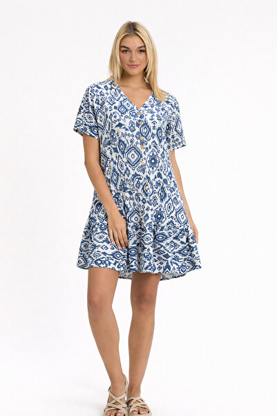 Heaven Ephesus ΦΟΡΕΜΑ - Φόρεμα Datça με σχέδιο σαντούκ-3080