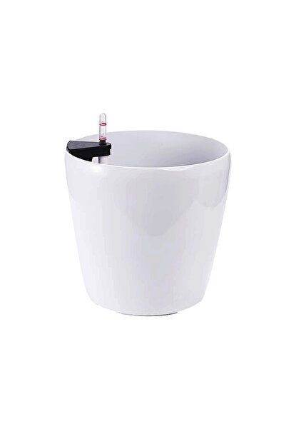 Roberto Rossi Ghiveci inteligent H26xD27,5 cm RobertoRossi Clasic alb lucios