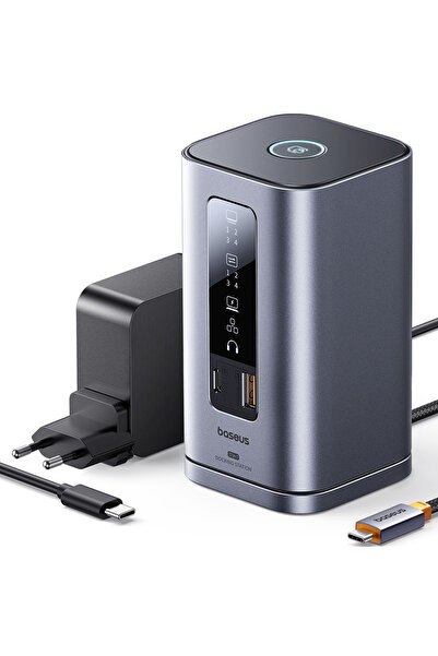 Baseus Σταθμός σύνδεσης 11 σε 1 Σειρά Spacemate (B0112701) - Τριπλή οθόνη 4K,...