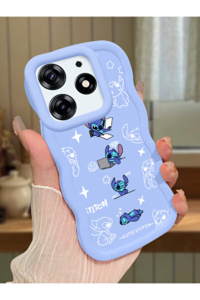 ucuc Tecno Spark 10 Pro Uyumlu Mavi Silikon Kılıf Kamera Korumalı Darbe Emici...