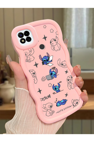 ucuc Redmi 9C/10A Uyumlu Pembe Silikon Kılıf Kamera Korumalı Darbe Emici Tasa...