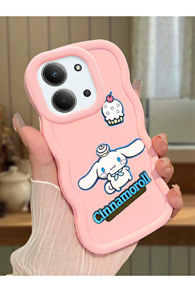 ucuc Redmi 15C 4G Uyumlu Pembe Silikon Kılıf Kamera Korumalı Darbe Emici Tasa...