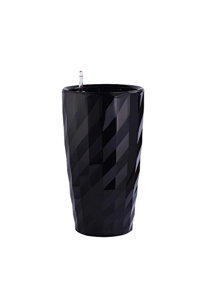 Roberto Rossi Ghiveci inteligent H75,6xD39,4 cm RobertoRossi Diamante negru l...