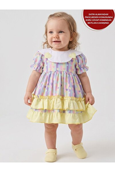 aysskids Φόρεμα για κοριτσάκι σε στυλ AVA με γιακά κούκλας, για ειδικές περισ...