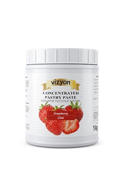 VİZYON Çilek Aromalı Konsantre Pastacılık Karışımı 1 Kg