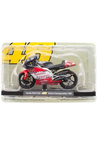 JPT Απριλία Άρσεϊσιοπλ Ρεσίβιο 250 # 46 1998 Μοντέλο από χυτό μέταλλο 1:18