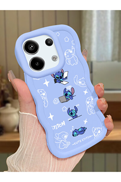 ucuc Redmi Note 13 Pro 5G Uyumlu Mavi Silikon Kılıf Kamera Korumalı Darbe Emi...