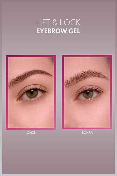 NOTE Lift & Lock Eyebrow Gel Şeffaf Kaş Sabitleyici Jel Wax