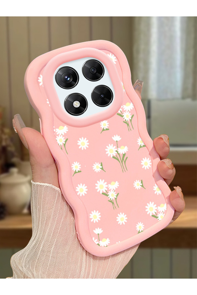ucuc Redmi Note 14 Pro 4G Uyumlu Pembe Silikon Kılıf Kamera Korumalı Darbe Em...