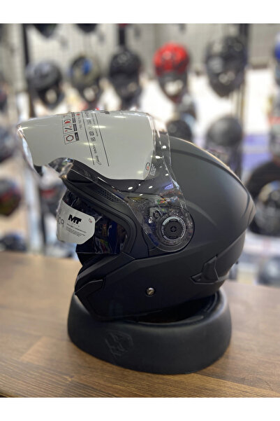 MT Helmets MAT SİYAH YARIM KASK