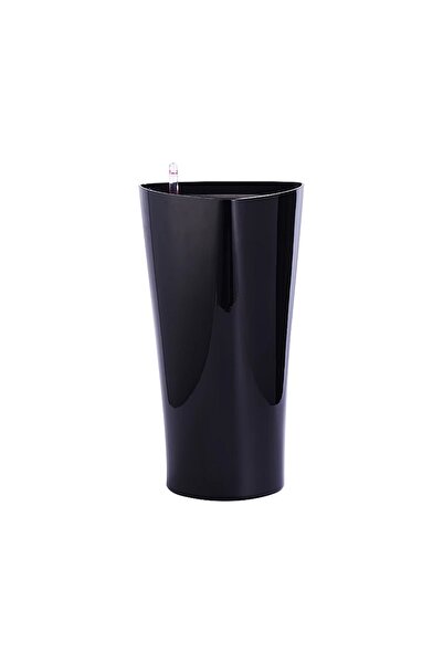 Roberto Rossi Ghiveci inteligent H25,5x15x15 cm RobertoRossi mini Delta negru...